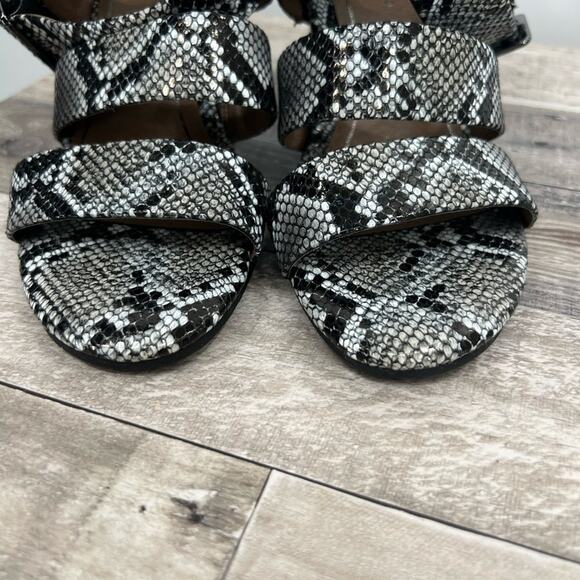 Vionic Blaire Strappy Heeled Sandals Snakeskin - Picture 5 of 9